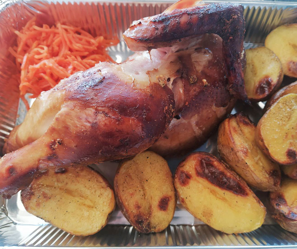 Курица гриль с картофелем заказать в Симферополе